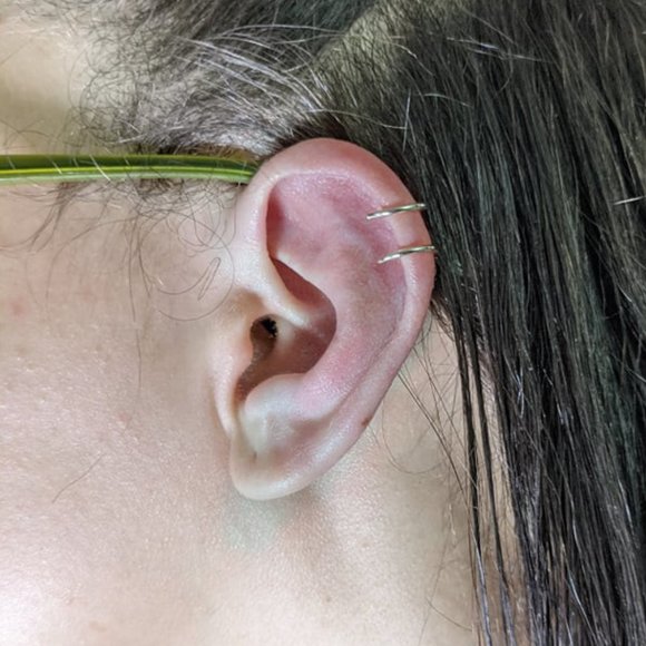 Double Ear Cuff - Rose Gold. No Piercing - Picture 3 of 9